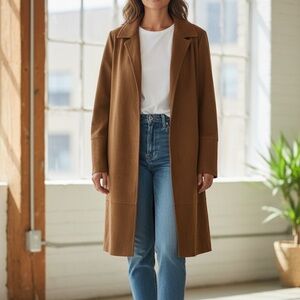 Worthington English Toffee NWT Knee Length Jacket   Size Medium